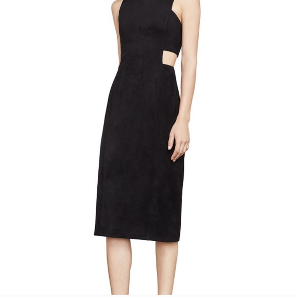 BCBG MaxAzria Faux Suede cutout Dress. NWT - Picture 3 of 14